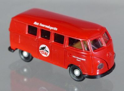 Brekina H0 3105 Volkswagen VW Transporter T1 T 1 Feuerwehr METZ Feuerwehrgeräte Tot