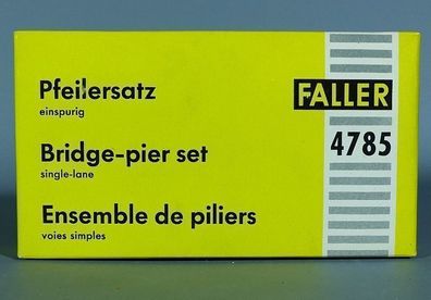 Faller AMS H0 4785 Pfeilersatz Pfeiler und Stützen Stützensatz einspurig NEU OVP