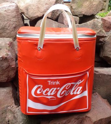 Coca-Cola Coke Kühltasche Kühlbox original 70er/80er Jahre sehr guter Zustand Vin