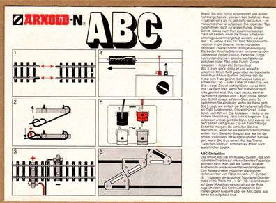 Arnold rapido Spur N Arnold-ABC Betriebsanleitung Startset Startpackung