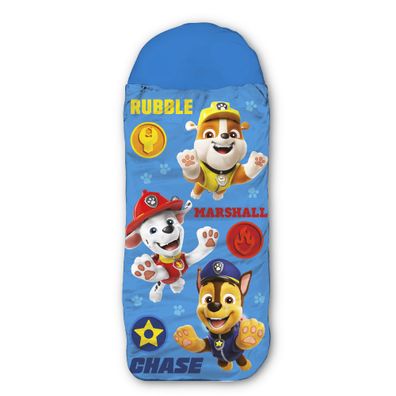 Paw Patrol Kinder-Schlafsack Blau 140 cm + 30 cm (Kapuze) x 70 cm