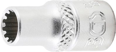 Steckschlüssel-Einsatz Gear Lock | Antrieb Innenvierkant 6,3 mm (1/4") | SW 6 mm BGS