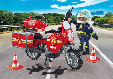 Playmobil® 71466 Feuerwehrmotorrad am Unfallort