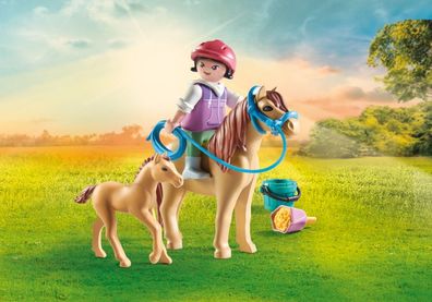 Playmobil® 71498 Kind mit Pony und Fohlen