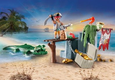 Playmobil® 71473 Pirat mit Alligator