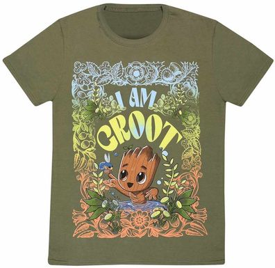 Marvel Studios I Am Groot - Seventies Style T-Shirt