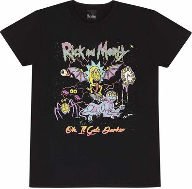 Rick And Morty - Oh It Gets Darker T-Shirt