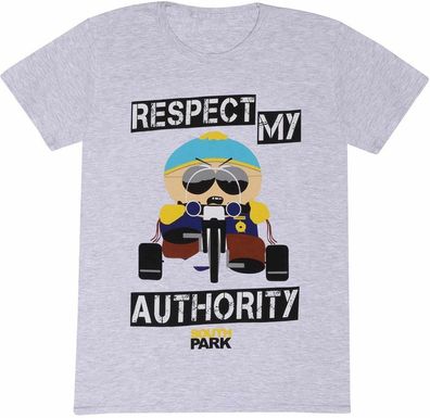 South Park - Respect My Authority (Unisex Heather Grey T-Shirt) T-Shirt