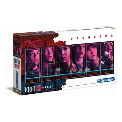 Clementoni Panorama Puzzle 1000 Teile Stranger Things Netflix Fans Top Geschenk