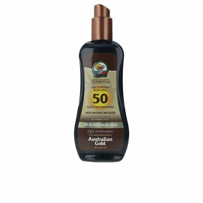 Australian Gold Spray Gel mit Bronzer LSF 50