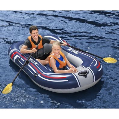 Bestway Hydro-Force Schlauchboot mit Pumpe und Rudern Blau