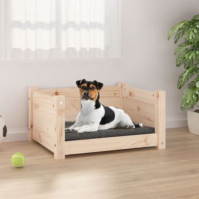 vidaXL Hundebett 55,5x45,5x28 cm Massivholz Kiefer