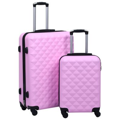 Hartschalen-Trolley-Set 2 Stk. Rosa ABS