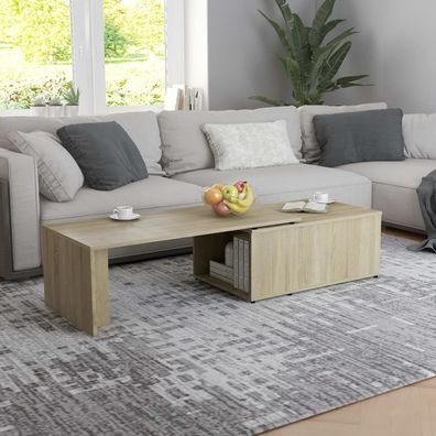 Couchtisch Sonoma-Eiche 150x50x35 cm Holzwerkstoff