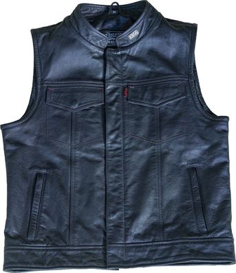 13 1/2 Motorrad-Weste Night Rider Leather Vest