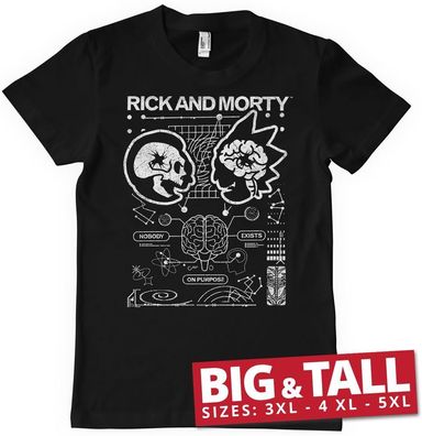 Rick and Morty T-Shirt Nobody Exists On Purpose T-Shirt WB-1-RM015-H83-17