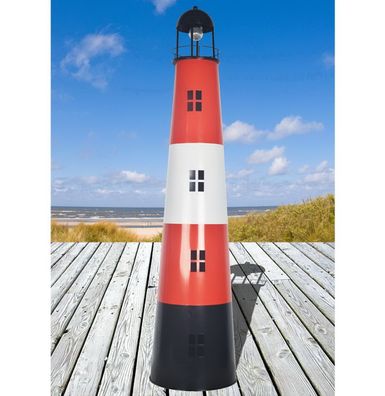 JW 150 cm Solar-Leuchtturm mit LED-Beleuchtung 2637-01