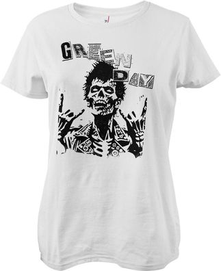 Green Day T-Shirt Billy Joe Zombie Girly Tee WMX-5-GDAY006-H60-1