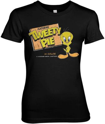 Looney Tunes T-Shirt Tweety Pie Girly Tee WB-5-LT012-H47-13