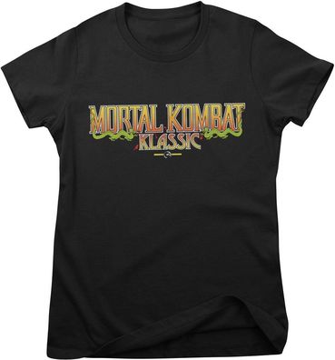 Mortal Kombat T-Shirt Klassic Logo Girly Tee WB-5-MTKB002-DTF899