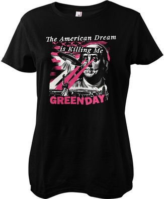 Green Day T-Shirt Abduction Girly Tee WMX-5-GDAY008-H88-12