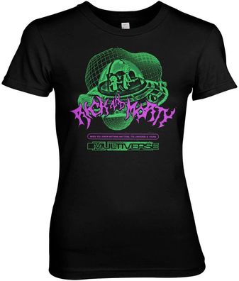 Rick and Morty T-Shirt The Space Is Yours Girly Tee WB-5-RM014-H81-14