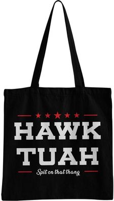 Hybris Tote Bag Hawk TuahSpit On That Thang Tote Bag SH-4-16081-H97-10