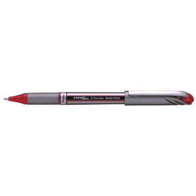 Pentel Gelroller EnerGel BL27-BX 035mm Kappenmodell rot