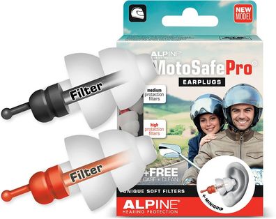 Alpine Gehörschutz Motosafe Earplugs Pro 96112