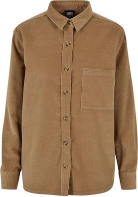 Urban Classics Damen Hemd Ladies Corduroy Oversized Shirt