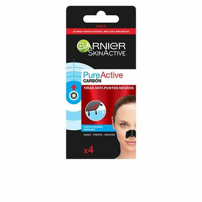 Garnier Skin Active Facestrips Hautklar Nosestrips Kohle, 4 St