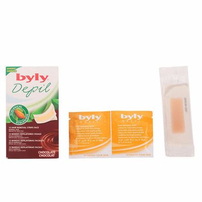 Byly Depil Chocolate Facial Bands 12 Units