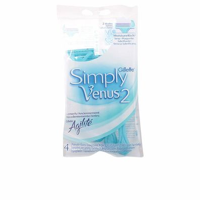 Gillette Simply Venus 2 Rasiermesser 4 Einheiten