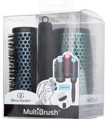 Olivia Garden MultiBrush 36 + 56mm+Griff 3er Set mit Griff