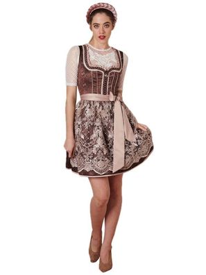 Krüger Dirndl Benita 50er Länge bordeaux