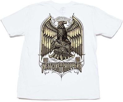 West Coast Choppers Herren T-Shirt Uninvited Outlaws Tee White