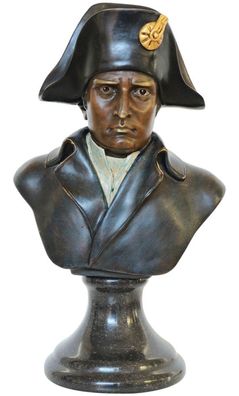 Bronzeskulptur Napoleon nach Canova Bronze Statue 25cm Antik-Stil Replik Kopie