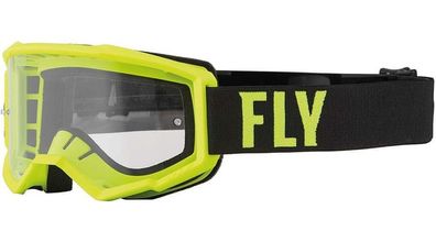 Fly Racing Schutzbrille MX-Goggle Focus (Clear Lens) 70103