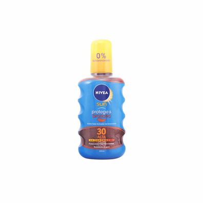 Nivea Sun Schutz And Bräune Sonnenöl Spray Spf30 200ml