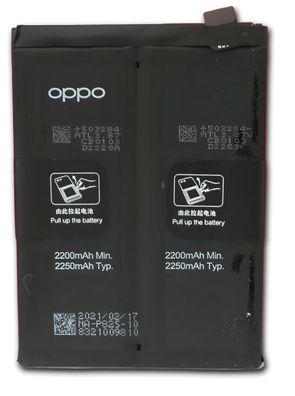 Original Oppo BLP825 Akku Für Oppo Reno 5 Pro+ Plus / Reno 6 Pro 2250mAh