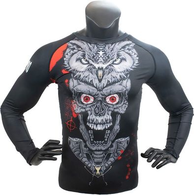 Super Pro Rashguard Longsleeve Skull SPRGL183-90804