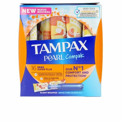 Tampax Pearl Compak Super Plus Buffer 18 Units