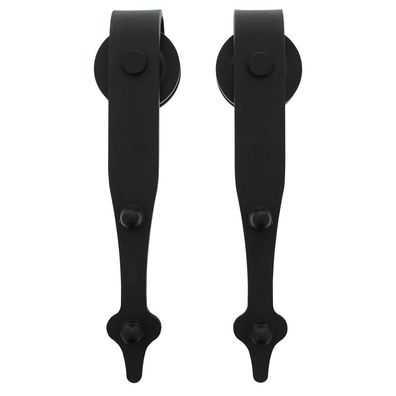 Intersteel 2-teiliges Laufrollen-Set Classic 290 mm Schwarz
