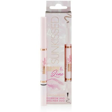 Sunkissed Brow & Line Eyebrow Pencil & Eyeliner Duo - Light 11g