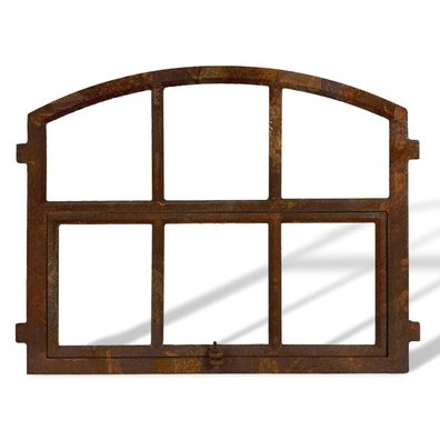 Stallfenster Eisenfenster zum Öffnen Scheunenfenster Rost 68x56cm Antik-Stil