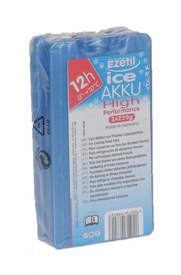 22,50EUR/1l K?hl-Akku EZetil 2x 220 g Kunststoff Wiederverwendbar K?hlelement