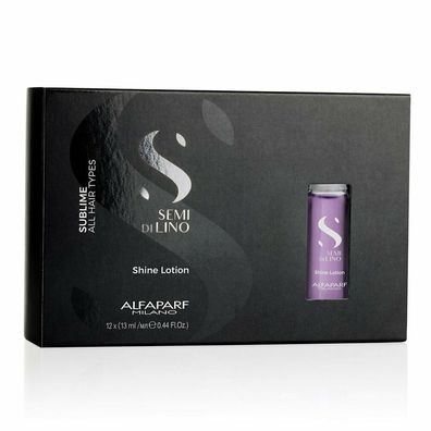 Alfaparf Milano Semi Di Lino Sublime Shine Lotion Ampoules 12x13ml