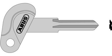 ABUS Ersatzschlüssel Rohl. T82