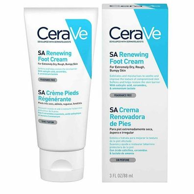 CeraVe SA Renewing Foot Cream