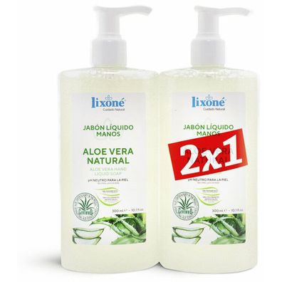 Lixoné Savon Liquide Pour Les Mains Naturel Aloe Vera 2x300ml